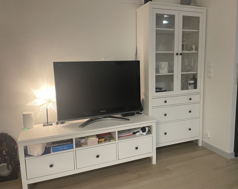 Komoda rtv ikea hemnes biała