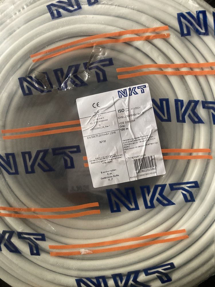 Kabel 3x2,5 budowlany nym-j 5x4 rozne srednice