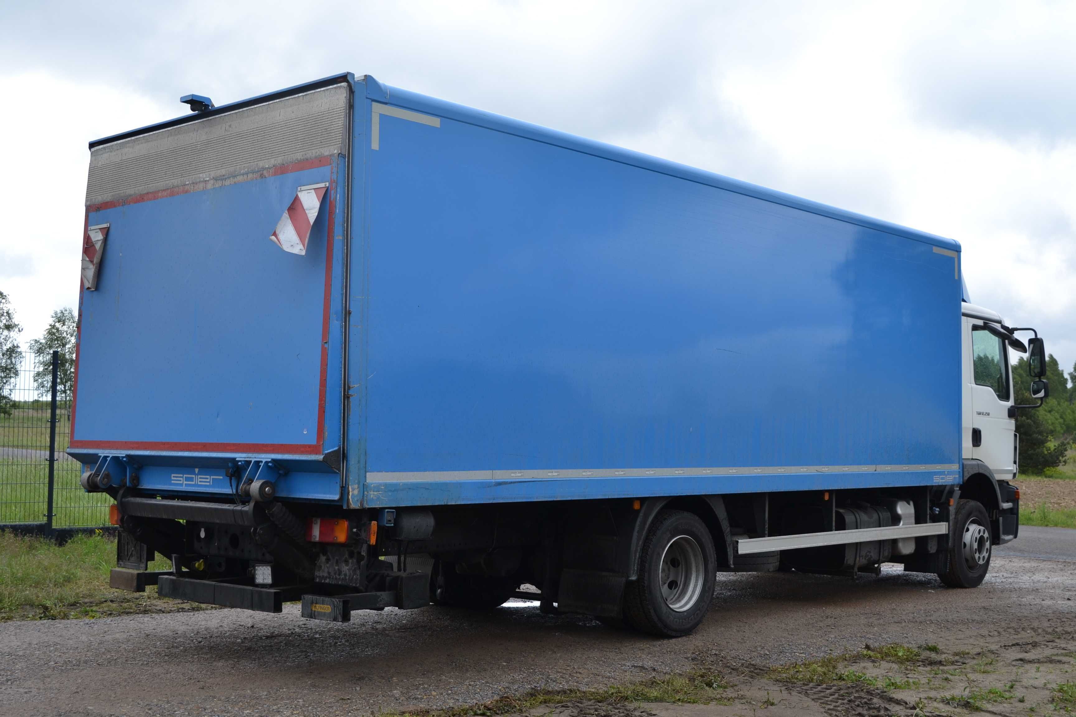 Kontener 18 palet Winda 1500 kg Izoterma MAN TGL TGM Atego Midlum LF