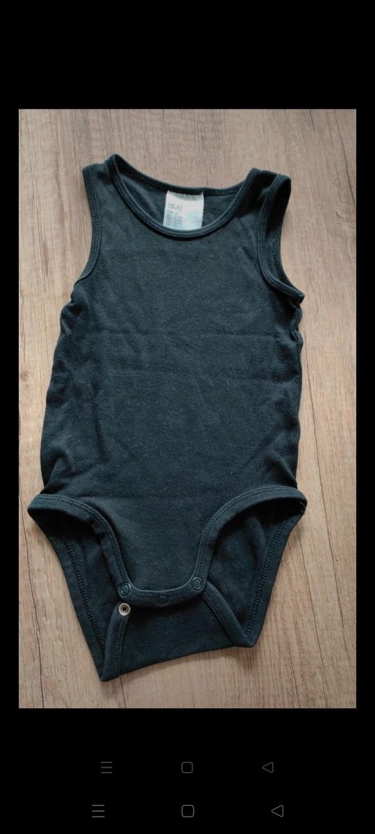 Czarne body H&M 80