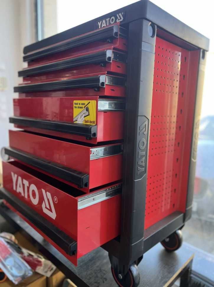 Сервисная тележка Yato YT-5530 шкаф стол с инструментами