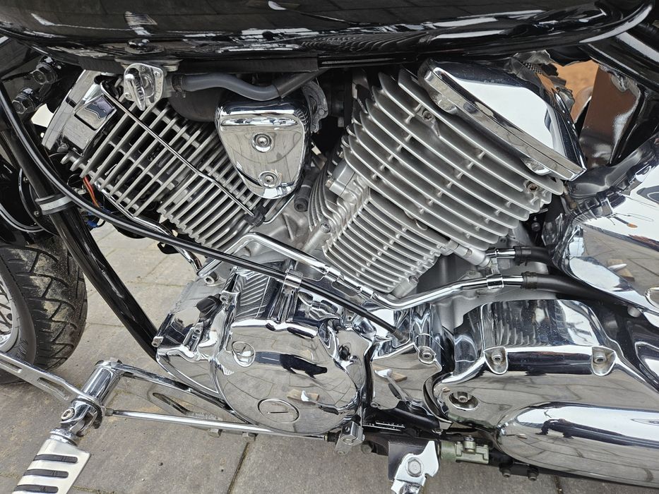 Yamaha Drag Star 1100 cm3 2003r, 33 tys.km SAKWY, Film 4k, Transport