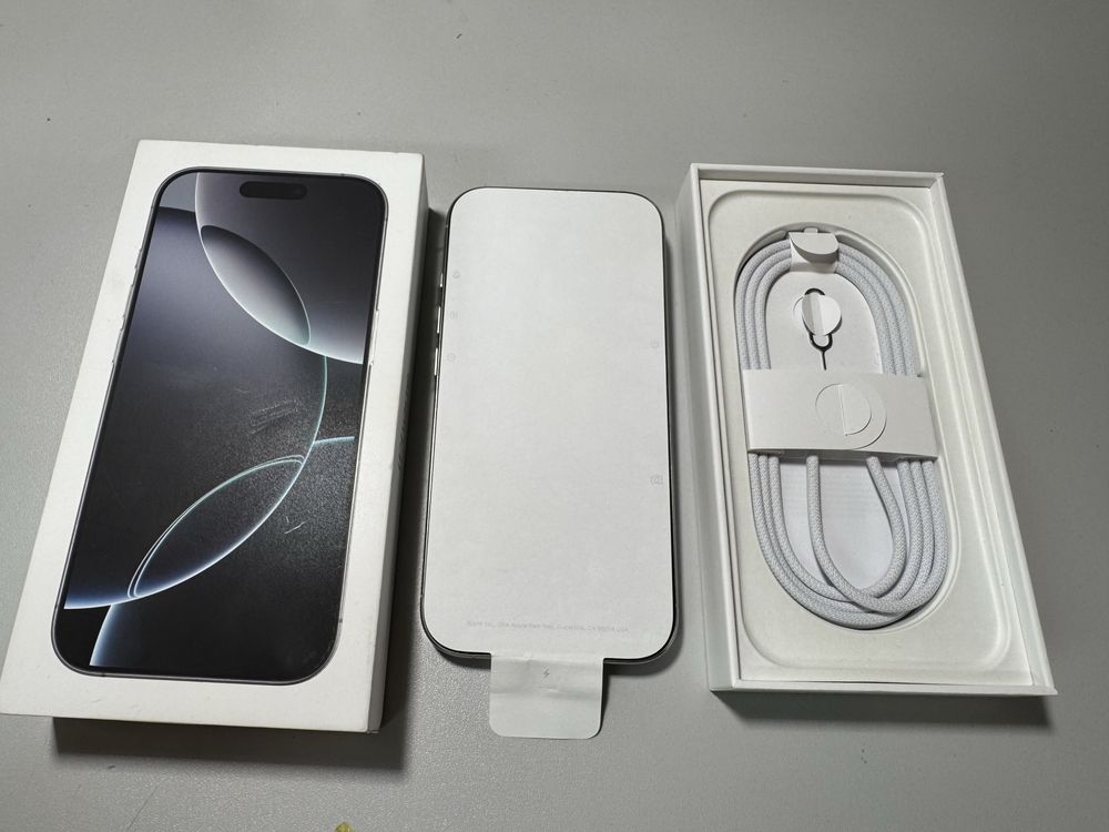 iPhone 16 pro 128 gb / White Titanium/ Wroclaw sklep/
