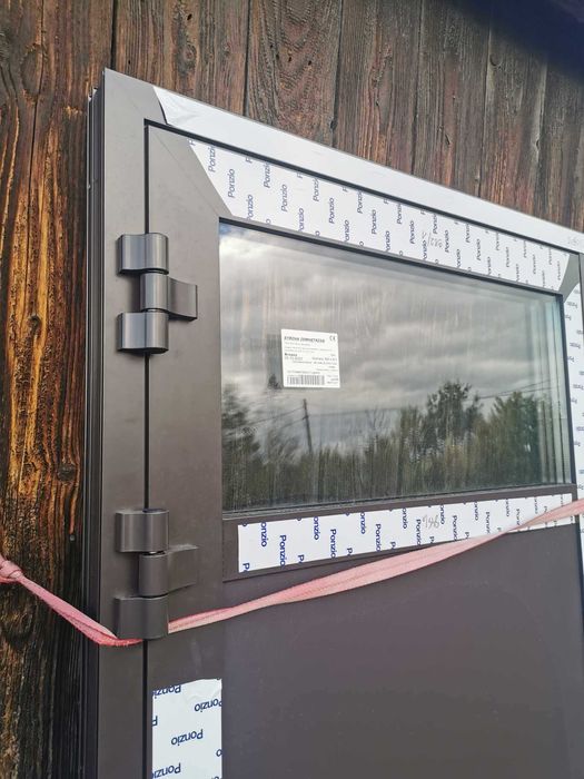 NOWE drzwi garażowe 2 skrzydłowe aluminiowe brama garażowa 2050 x 2020