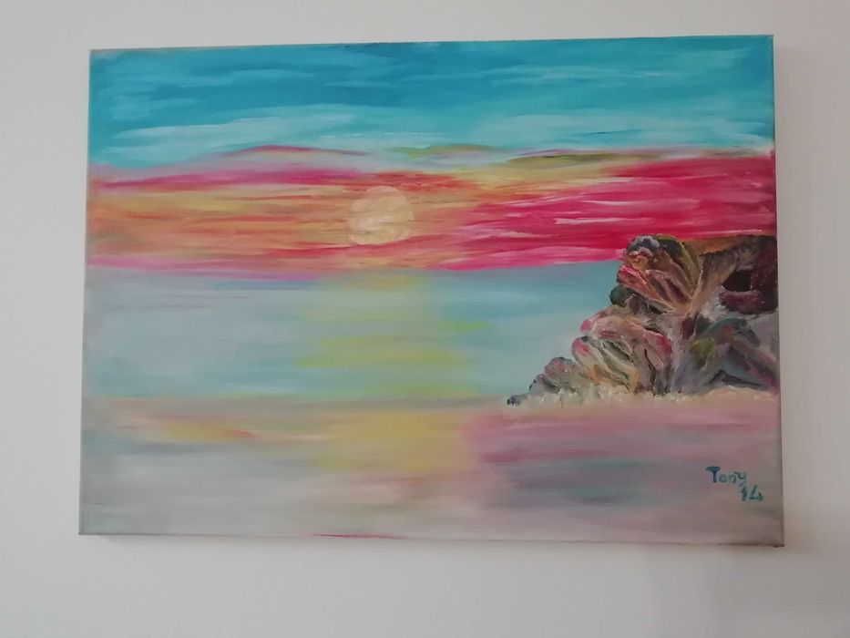 Tela pintada à mão