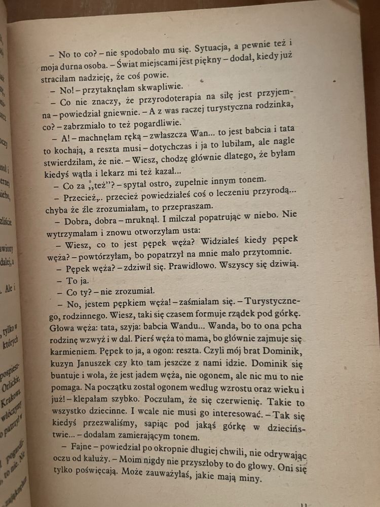 Stara ksiazka Pępek Węża Ewa Lach