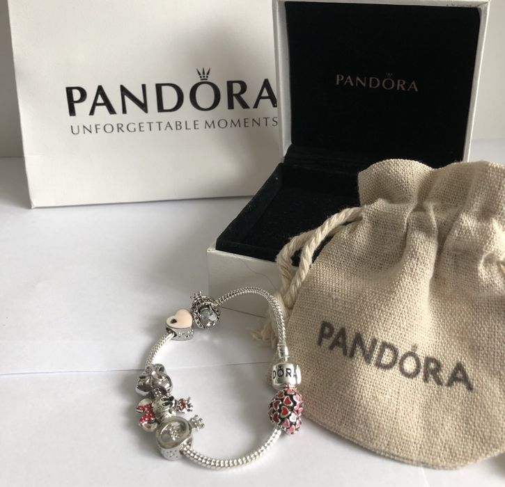 PANDORA Moments+Charms Gratis Nowa s925 Rozmiary