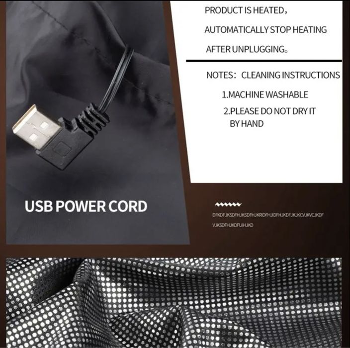 Жилетка с подогревом  9-15-21 зон размер М ,L,XL,XXXL для ЗСУ.