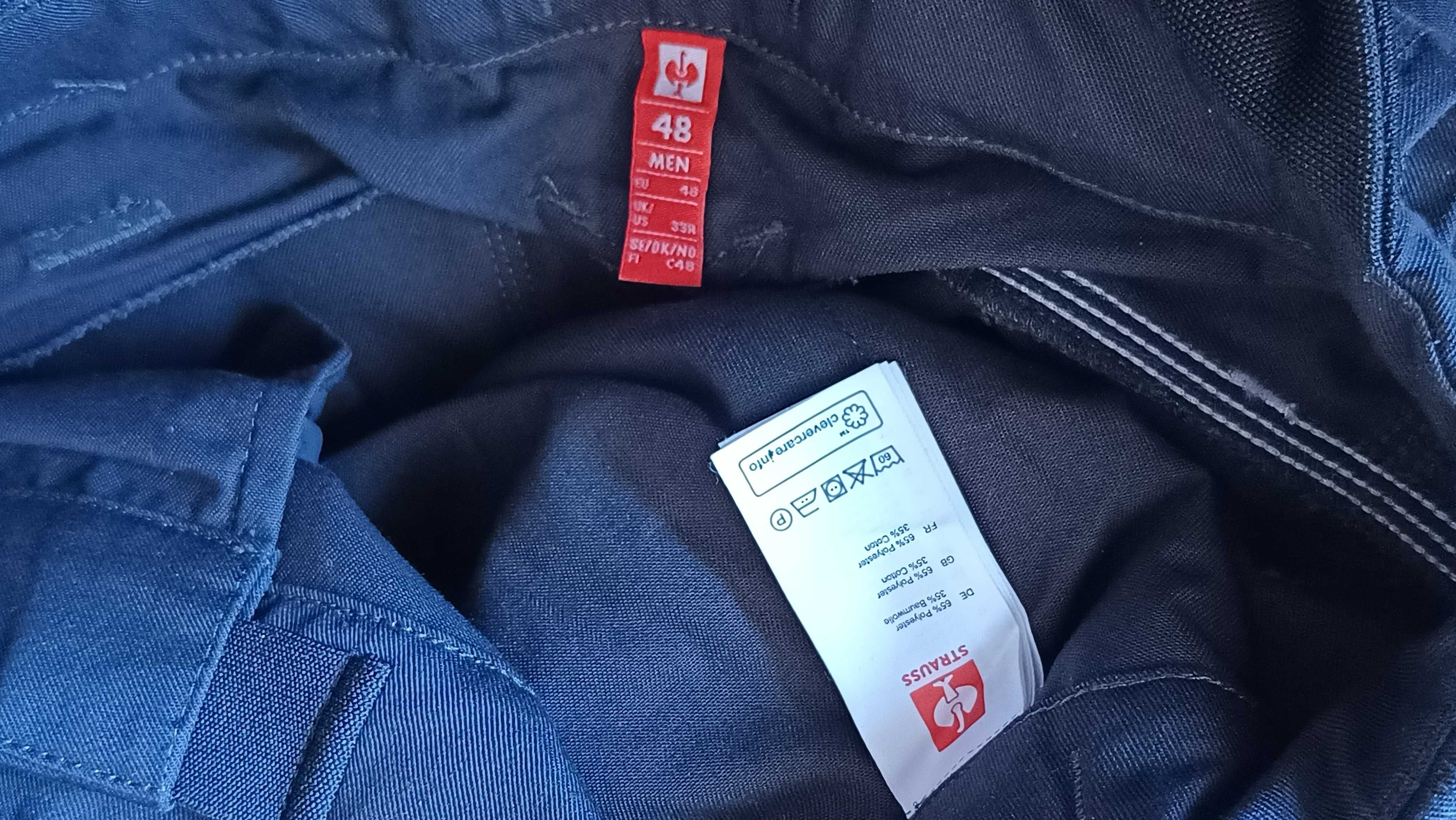 Męskie ogrodniczki ENGELBERT STRAUSS INDUSTRY r.M(48) st.bardzo dobry