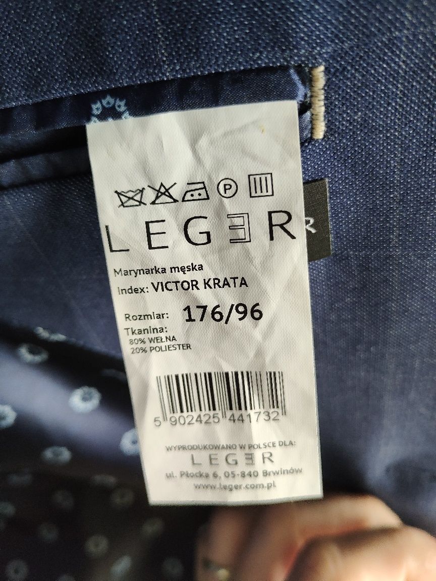 Męski Garnitur Leger