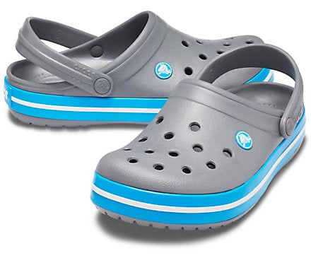 Crocs crocband M10 клоги серые