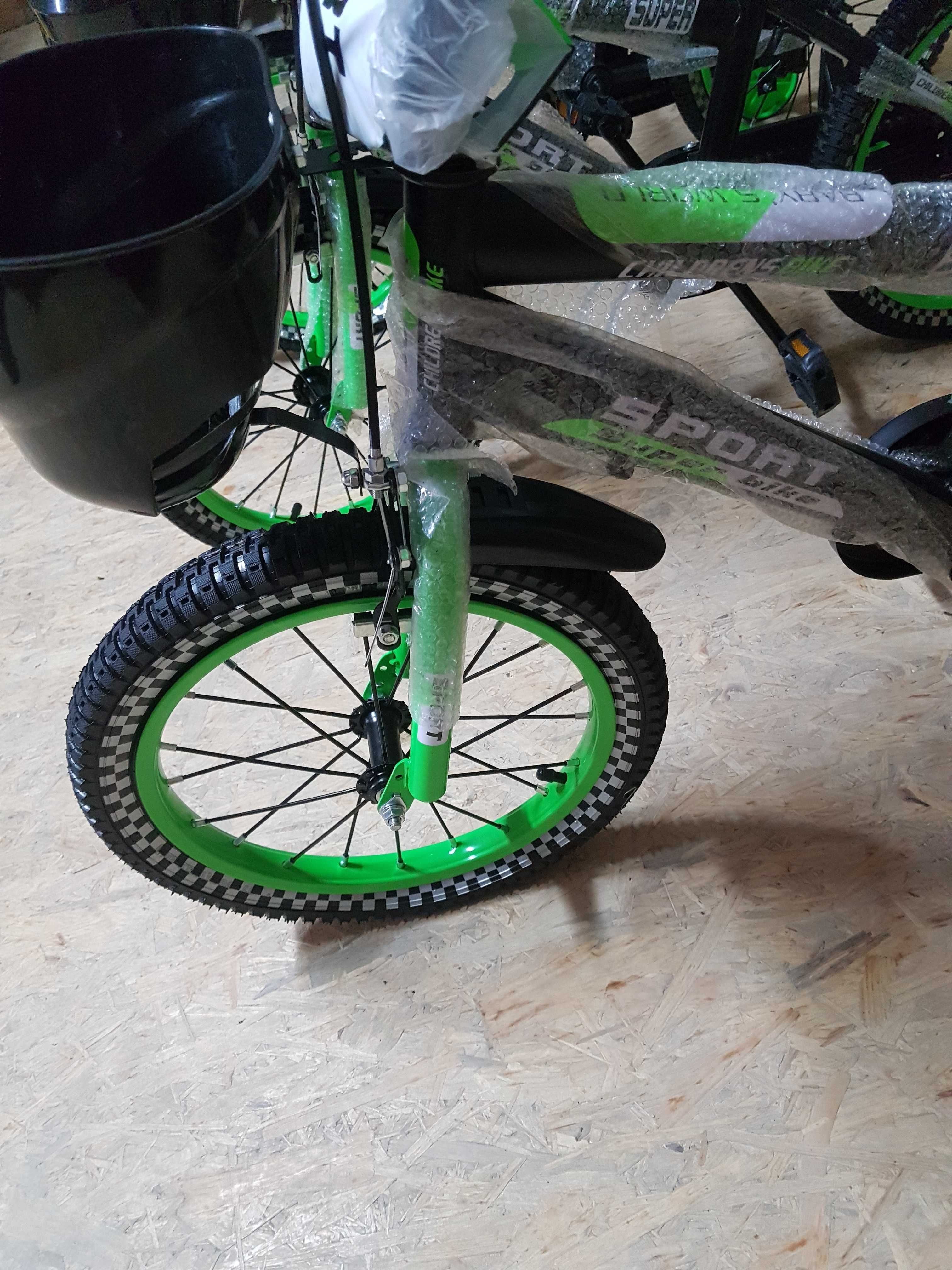 Rowerek cobra bmx super sport czarno zielony 16