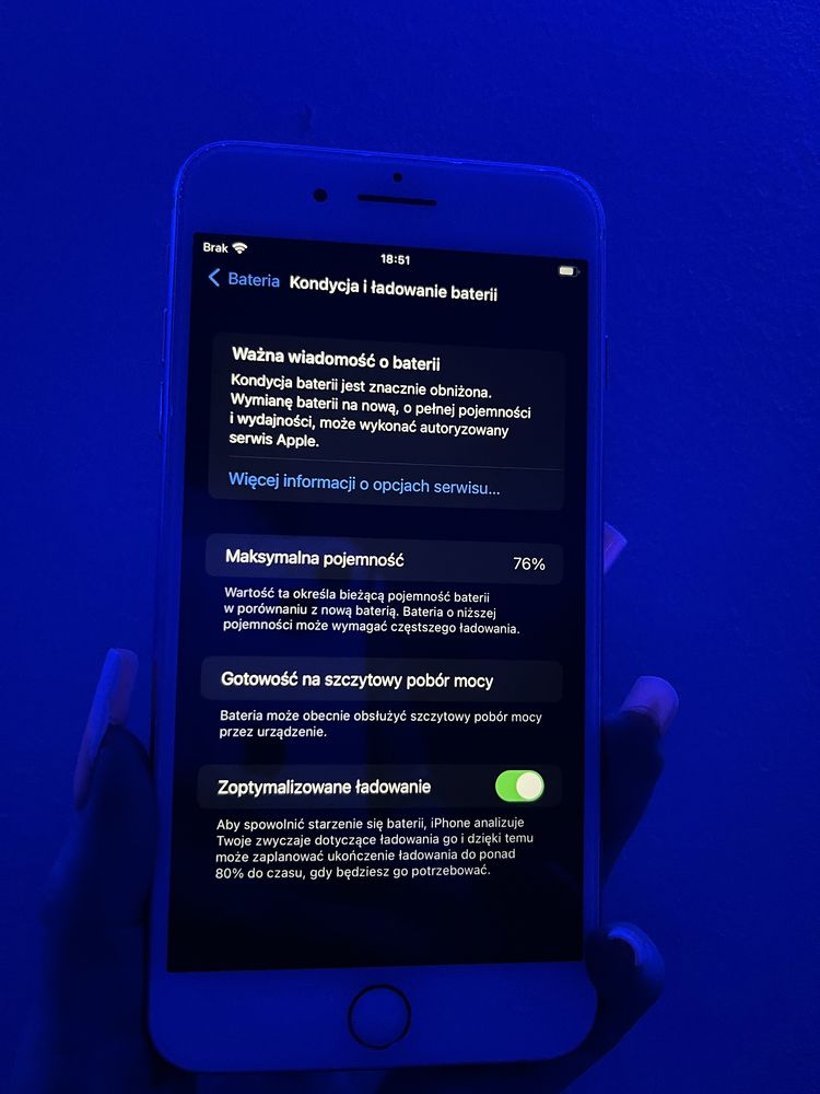 iphone 8 plus rose gold szklany tył