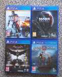 Conjunto de 4 jogos Playstation 4