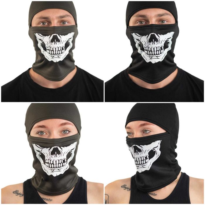 Зимова балаклава череп на флісі |  тепла балаклава на зиму