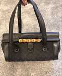Gucci Bamboo Bullet cloth handbag