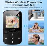 Odtwarzacz MP3 Bluetooth 16GB FM Krokomierz e-Book