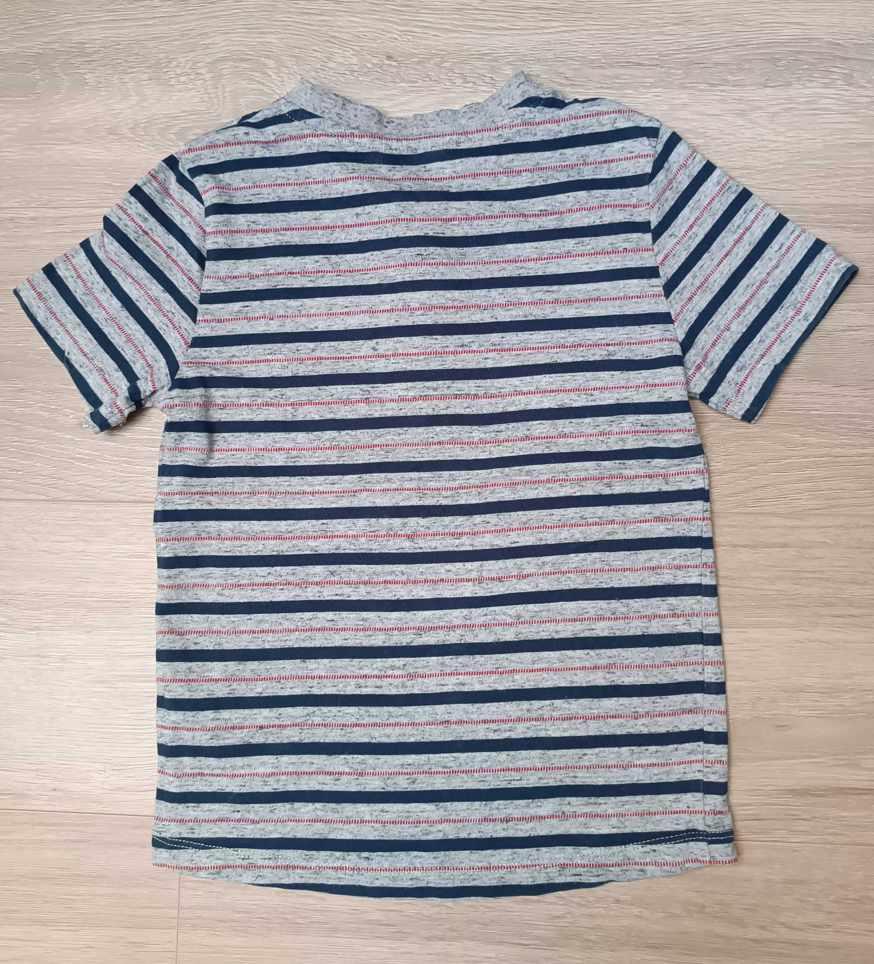 Szara polówka koszulka polo dla chłopca 'H&M' 128