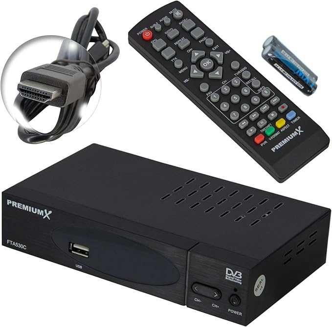 PremiumX FTA 530C FullHD cyfrowy odbiornik DVB-C USB Mediaplayer
