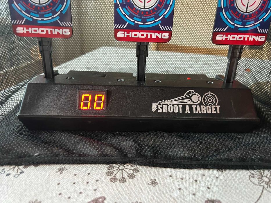 Tarcza elektroniczna do NERF - 3 cele / Strzelnica Shot a target