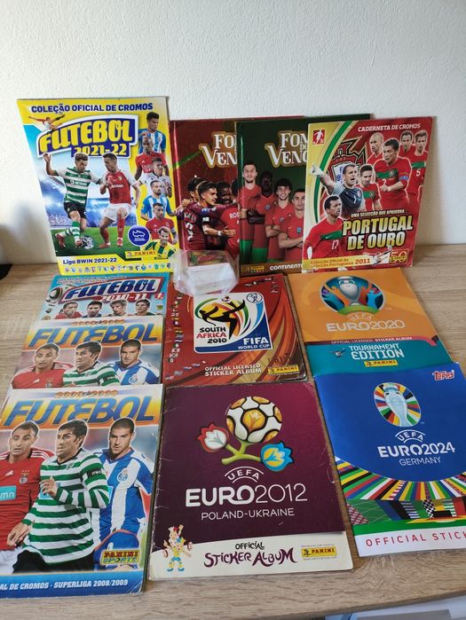 Lote 11 Cadernetas de Futebol Cromos