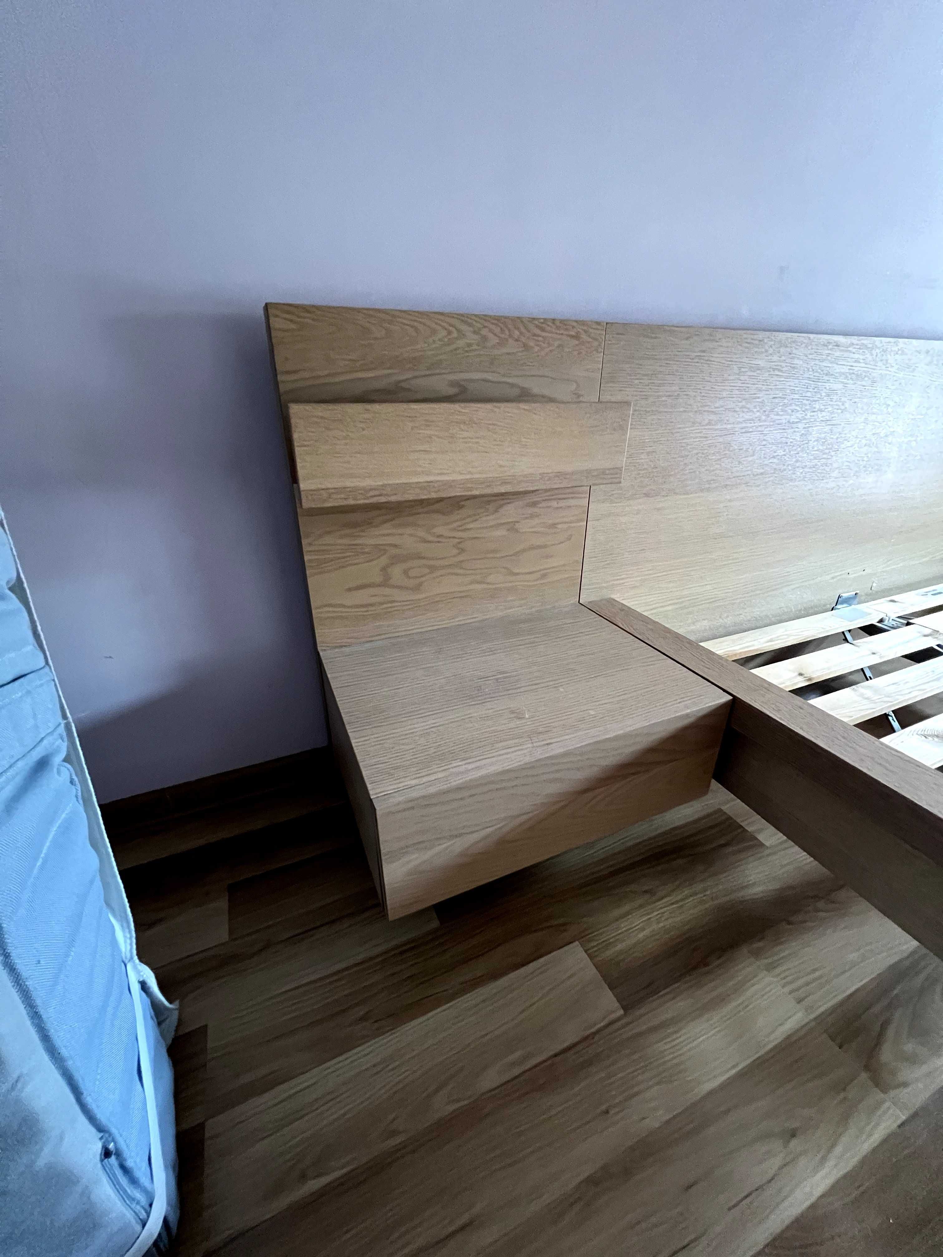 Lózko Ikea MALM 160x200 + stelaż + 2 komody