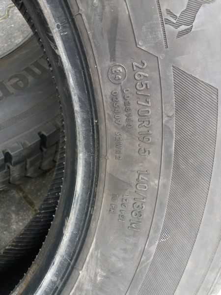 Opony używane  Napędowe 265/70R19,5 Continental Conti hybrid HD3