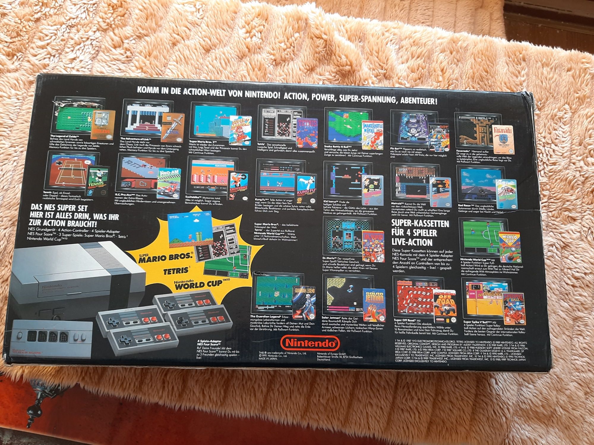 Nintendo, zestaw retro lata 80