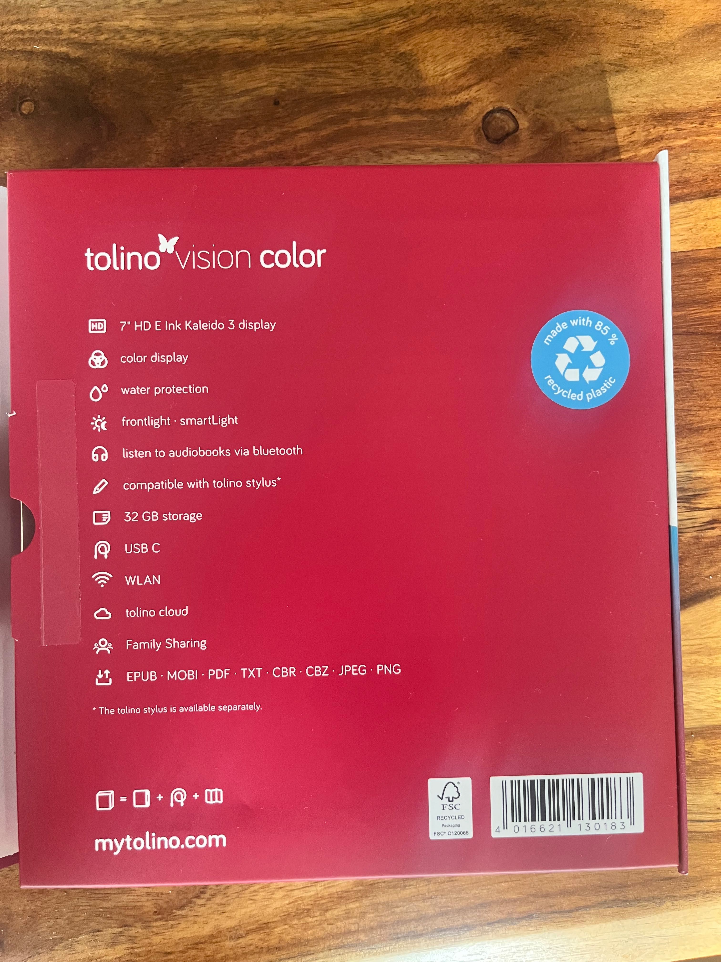 Tolino vision color