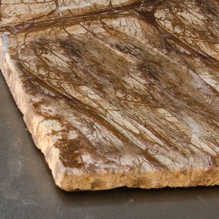 Płytki Marmur Rain Forest Brown Kamień szczotkowany 61x30,5x1,2 cm