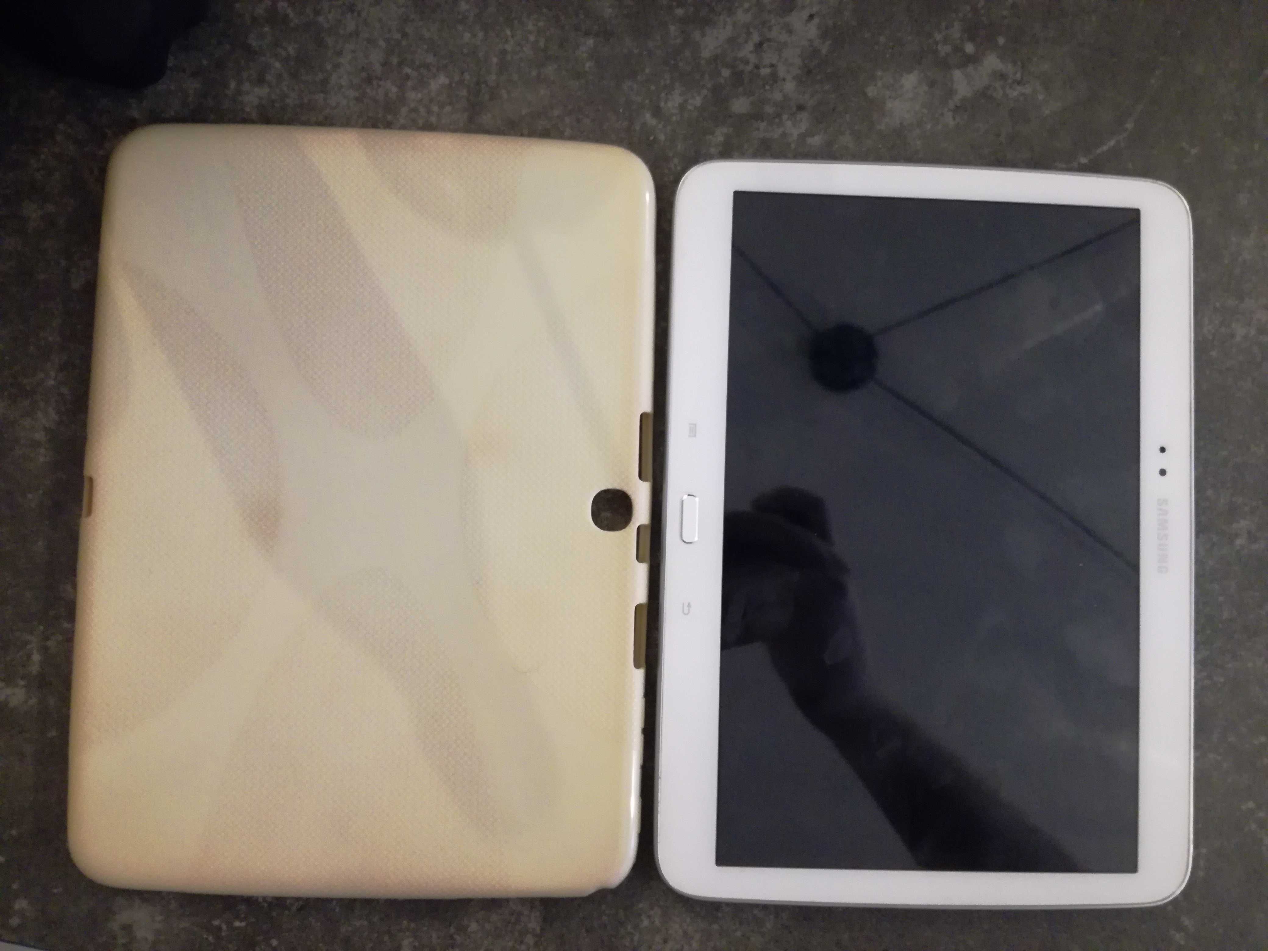 Tablet Samsung Galaxy Tab 3 10.1 cali - biały - uszkodzony - na części