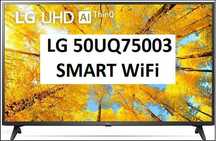 NOWY DUŻY LG 50UQ75003 Sztuczna Inteligencja Bluetooth