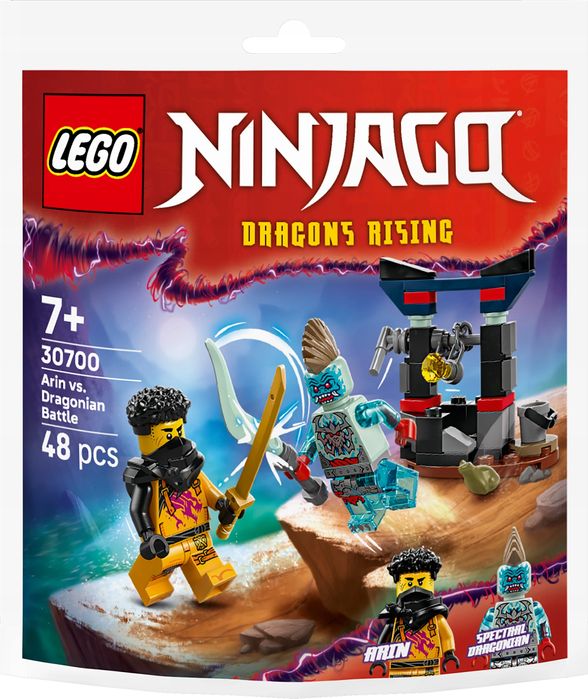 LEGO Ninjago Bitwa Arina z Dragonem 30700. LEGO