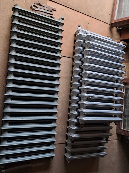 kaloryfer żeliwny żeberkowy, różne rozmiary