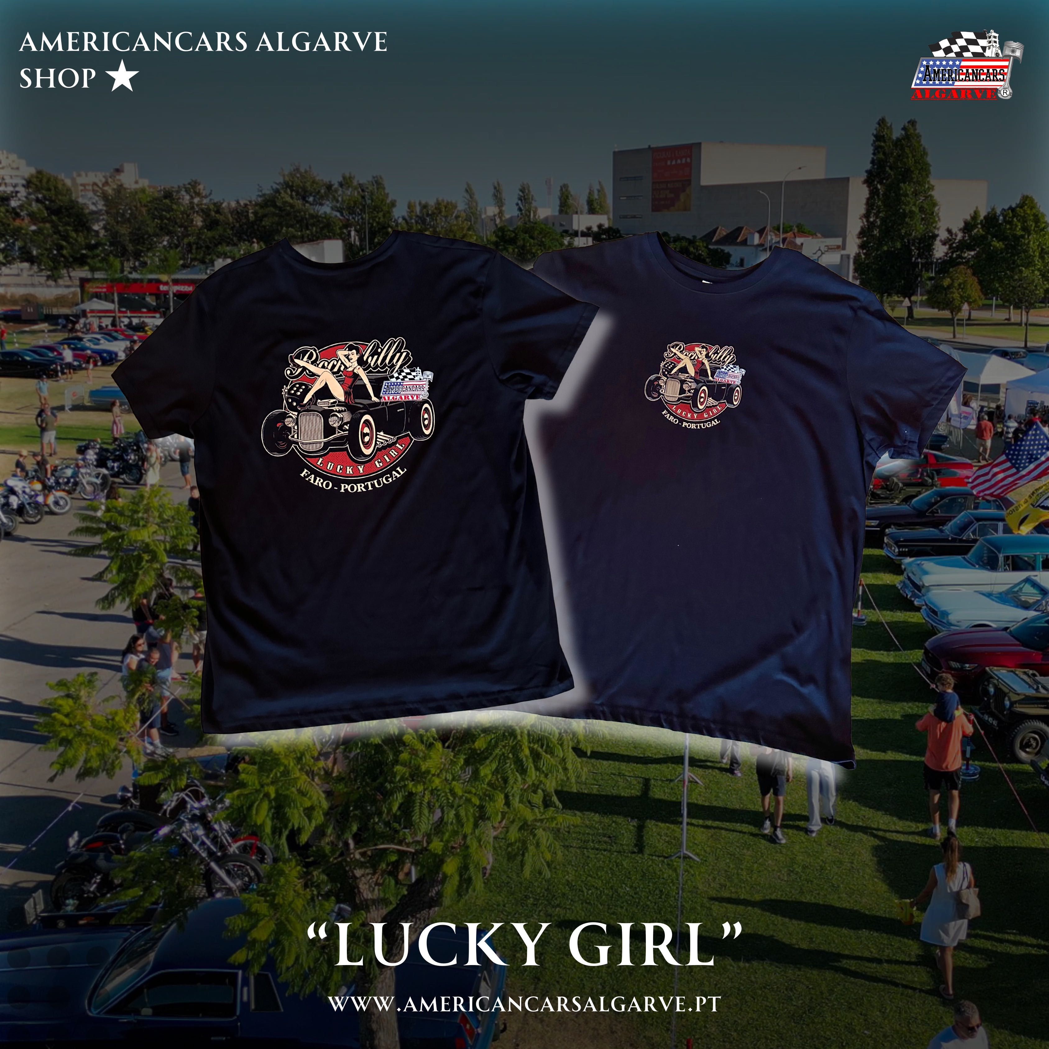 Camisa havaiana Americancars Algarve Classic Logo