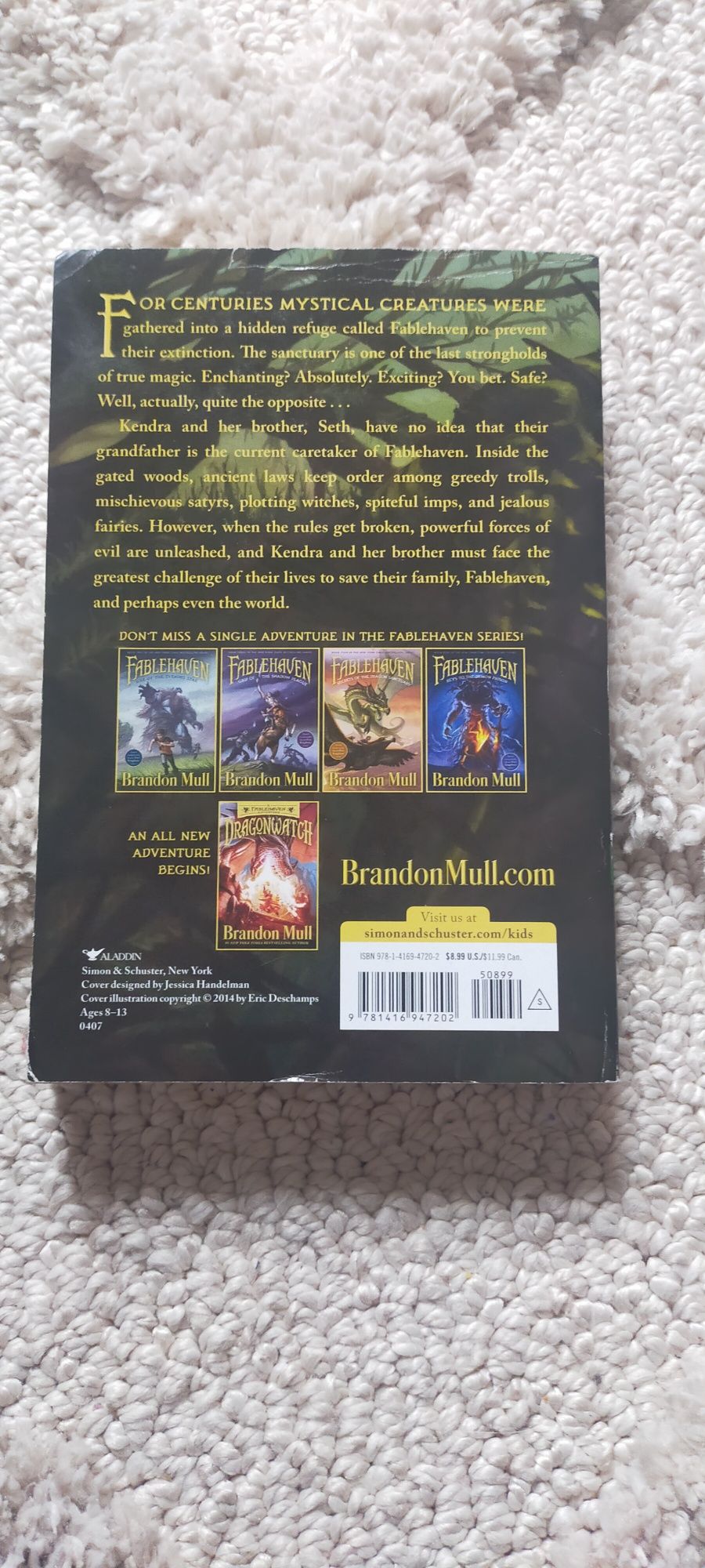 Fablehaven Brandon Mull książka po angielsku English