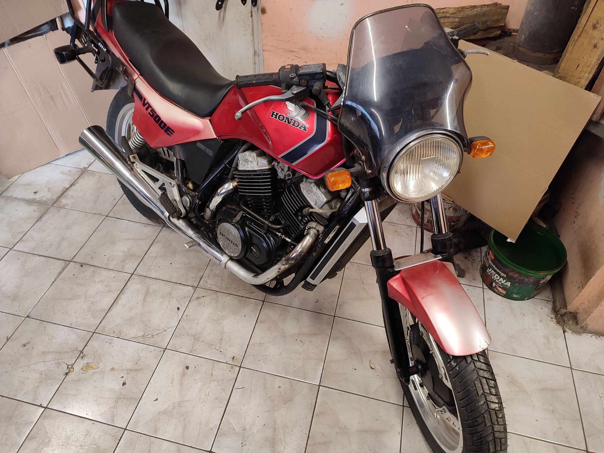 Honda VT 500 E części bak owiewki tłumik koło siedzenie lampa szyba