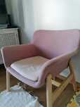 Poltrona ikea vedbo rosa como nova