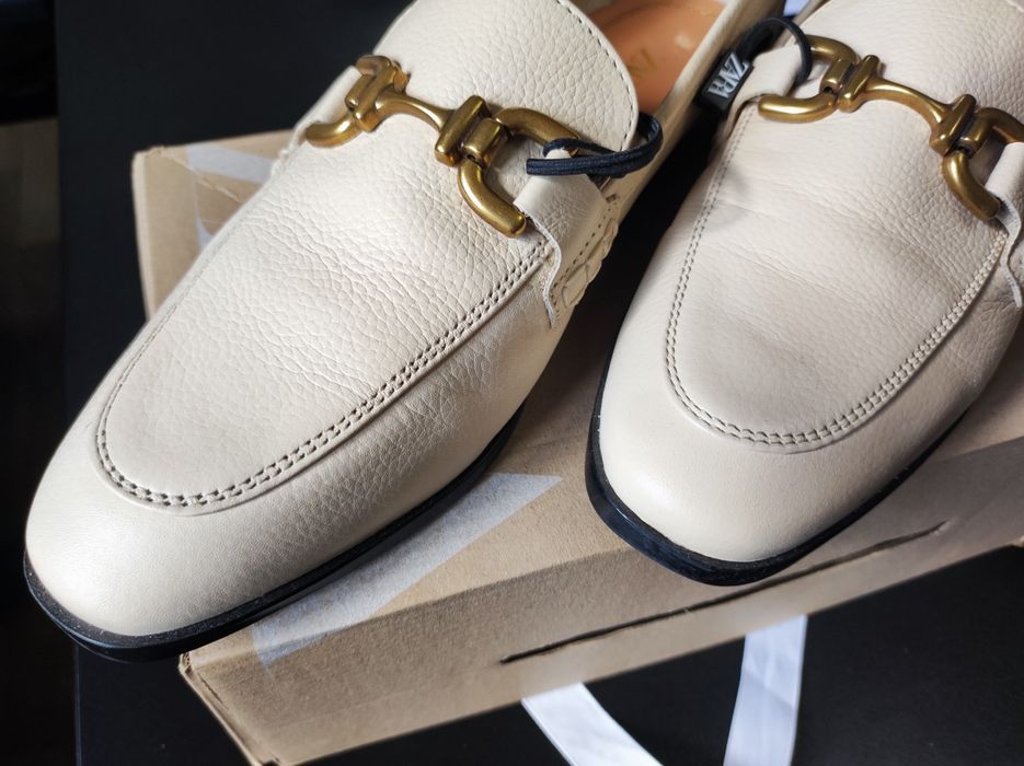 Лофери Zara шкіряні