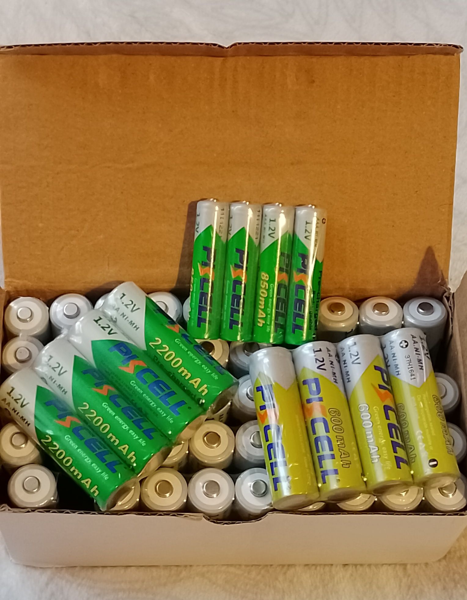 Качественные аккумуляторы PKCELL АА2200mAh/ААА850mAh