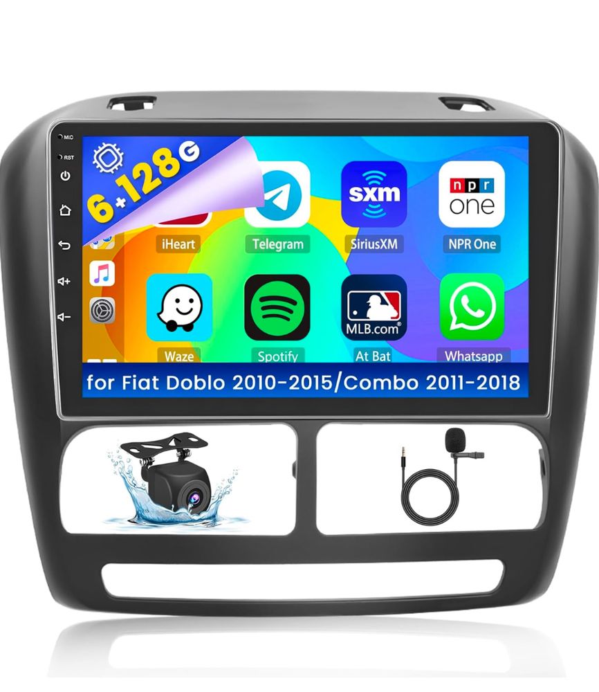 Radio samochodowe FIAT DOBLO II  2GB/32GB 2-DIN