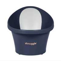 Shnuggle Banheira Ergonómica Navy + Suporte Dobrável