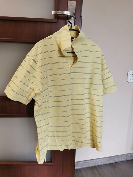 Żółte polo męskie Marks Spencer