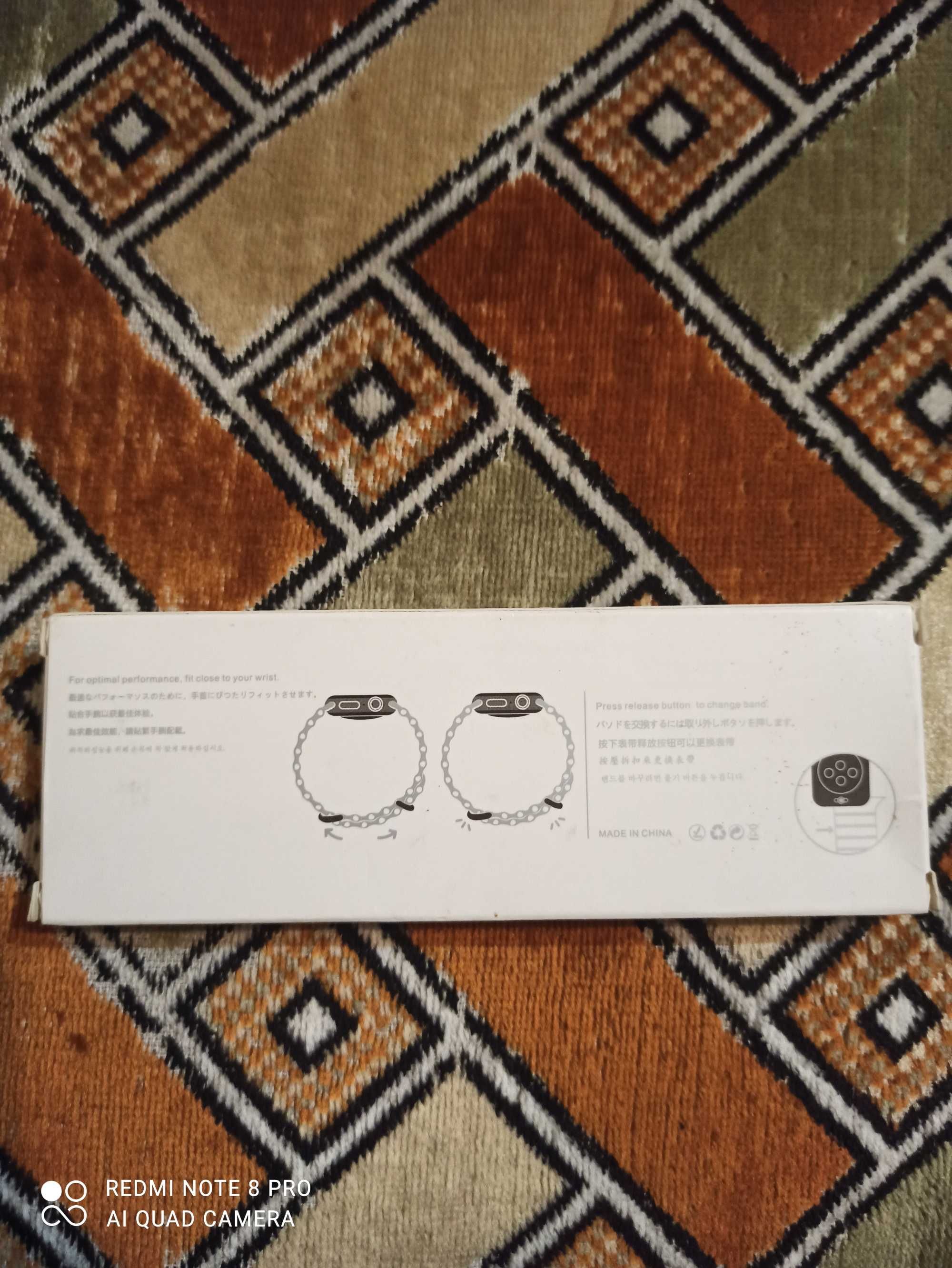 Ремінець для Apple Watch та годинника Smart Watch X8 Ultra (аналог)