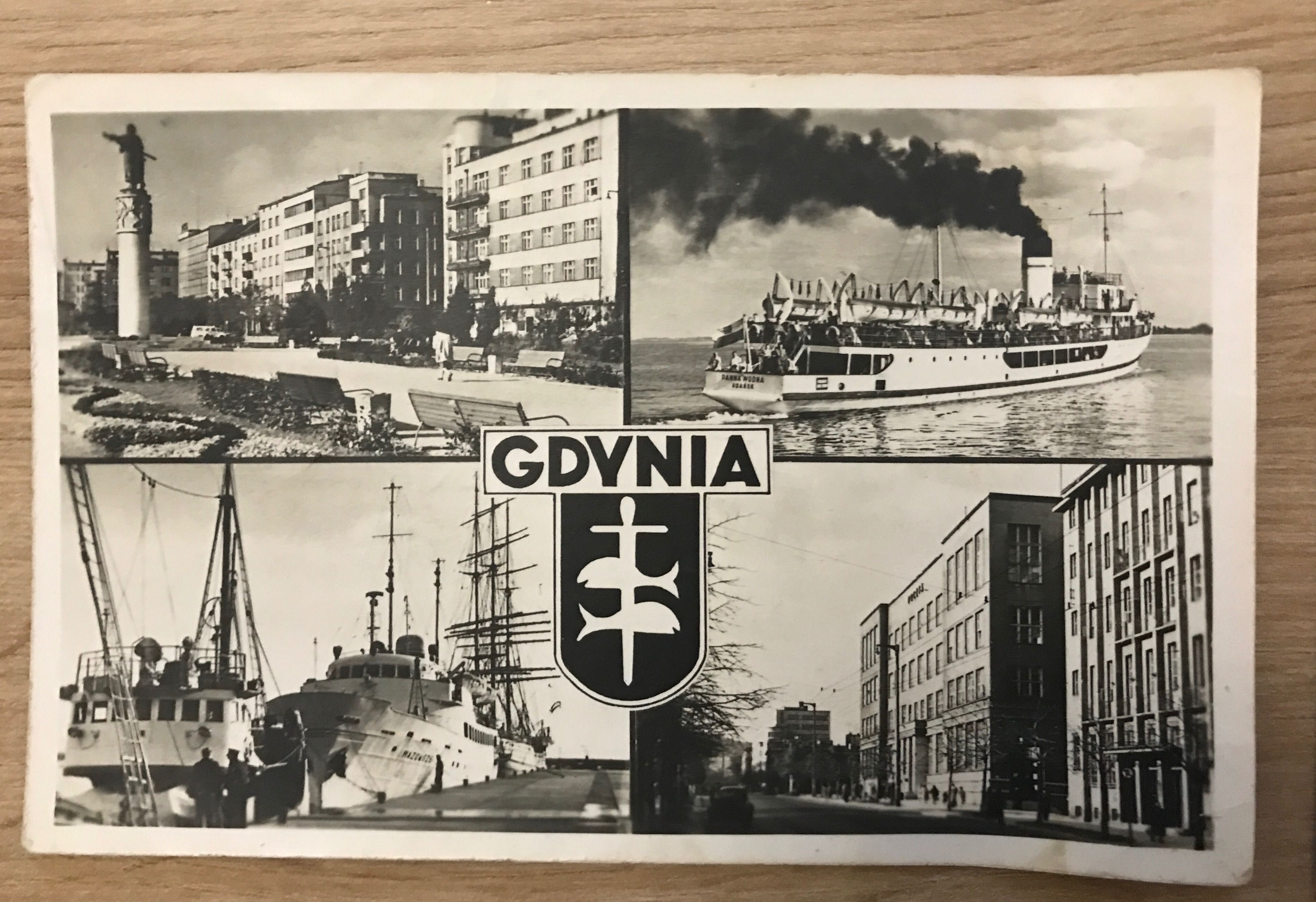 Stare Pocztówki Gdynia 14 sztuk