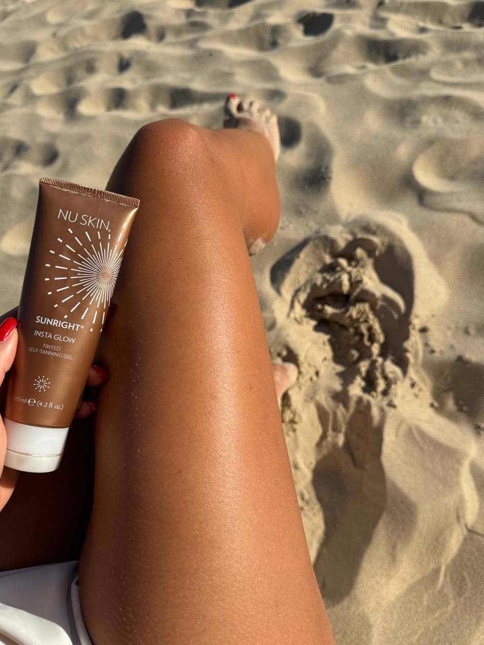 Sunright Insta Glow - Żel samoopalający do twarzy i ciała