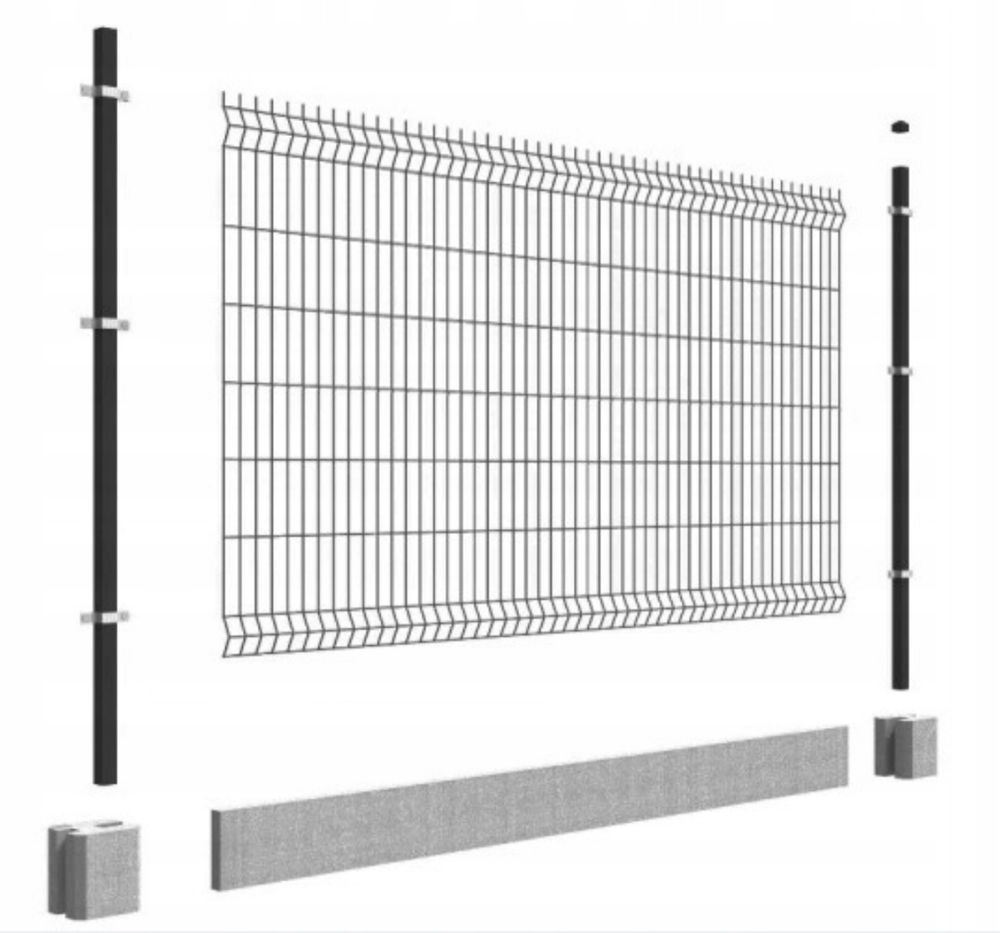 KLONEX PRODUCENT Podmurówka płyta do ogrodzeń panelowych 250cm