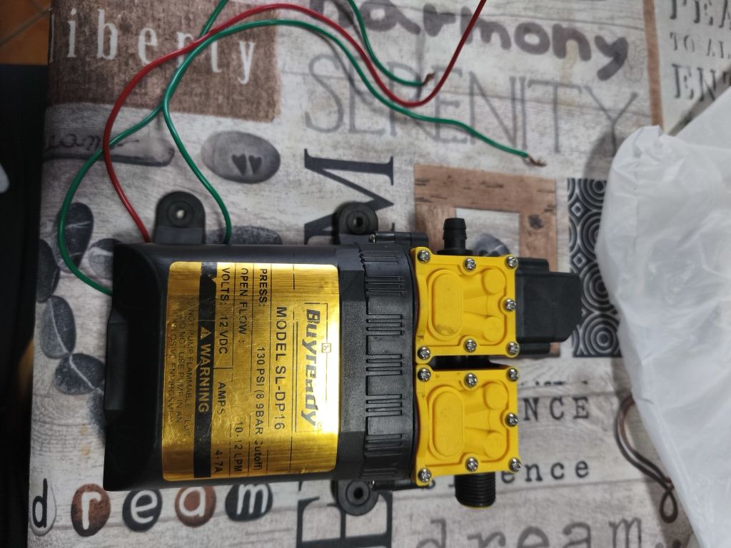 Bomba 12v elétrica de alta pressão