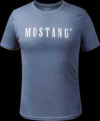 T-shirt męski XXL Mustang vintage indigo/niebieski bawełna  r. XXL