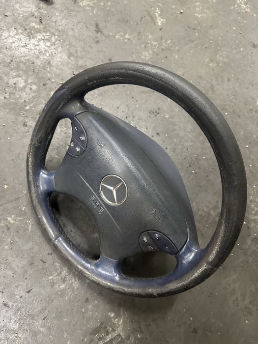 Kierownica mercedes w210 polift niebieska